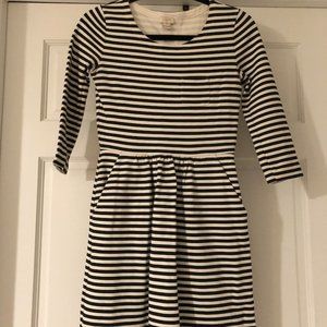 J Crew Factory Striped Dress